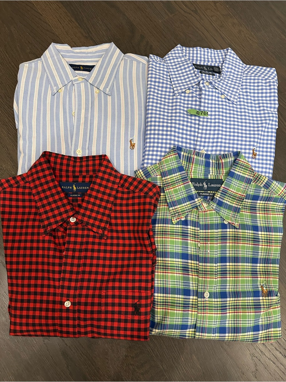 Ralph Lauren Polo Men’s Button-Down Shirts. Size Large